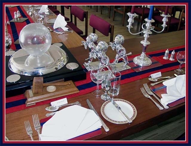 Typical place setting