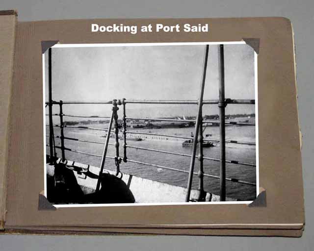 Docking at Port Said